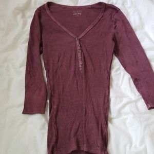 Purple perfect henley by guess